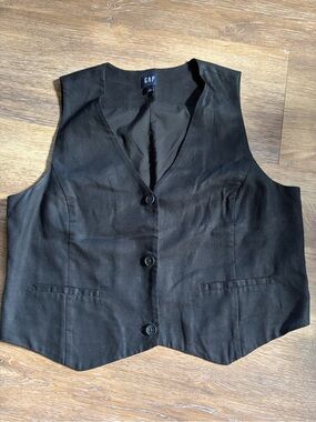 GAP Black Women's Tailored Vest